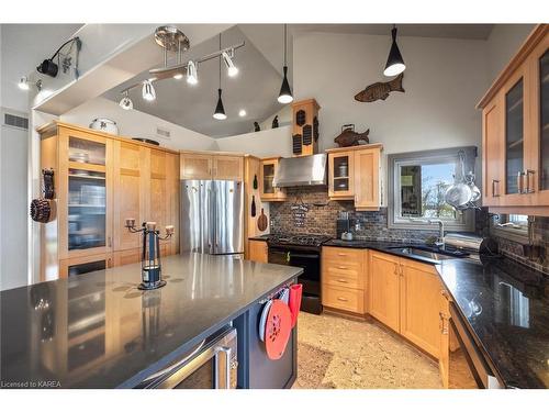 2771 Bear Creek Road, South Frontenac, ON - Indoor Photo Showing Kitchen With Stainless Steel Kitchen
