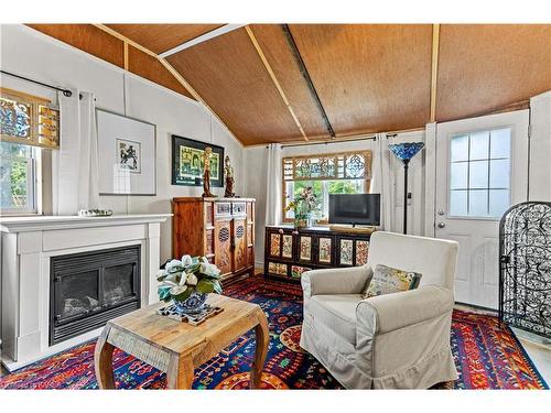 15 Sturtivans Lane, Gananoque, ON - Indoor Photo Showing Living Room With Fireplace