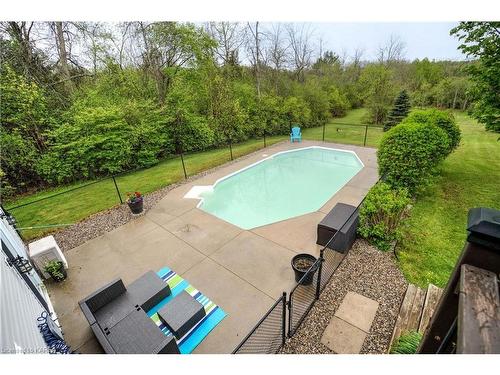 201 Colebrook Road, Yarker, ON - Outdoor With In Ground Pool With Backyard