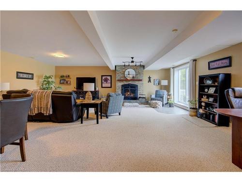 201 Colebrook Road, Yarker, ON - Indoor With Fireplace