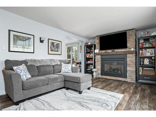 4225 County Road 9, Napanee, ON - Indoor Photo Showing Living Room With Fireplace