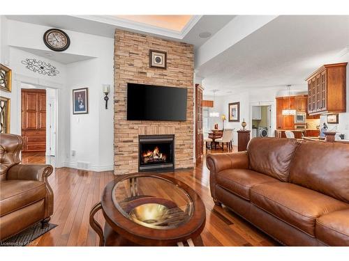 1219 Lisbon Place, Kingston, ON - Indoor Photo Showing Living Room With Fireplace