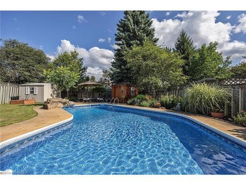 1182 Bentley Terrace, Kingston, ON - Outdoor With In Ground Pool With Backyard