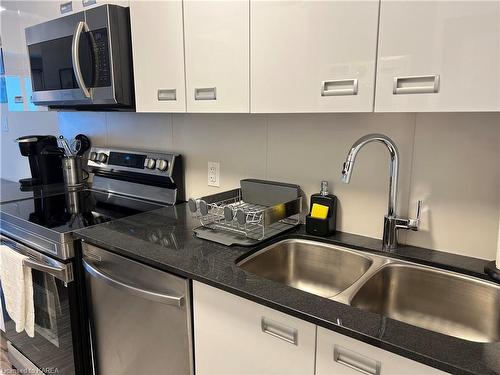 217-652 Princess St Street, Kingston, ON - Indoor Photo Showing Kitchen With Double Sink