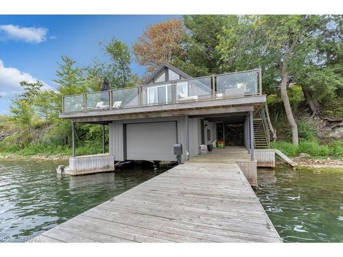 873 North Shore Road, Howe Island, ON - Outdoor With Body Of Water With Deck Patio Veranda