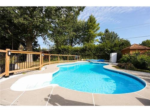 536 Forest Hill Drive E, Kingston, ON - Outdoor With In Ground Pool With Backyard