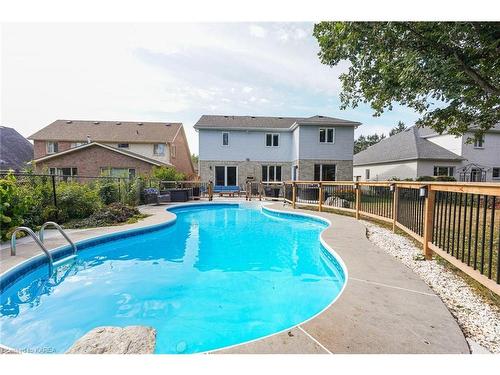 536 Forest Hill Drive E, Kingston, ON - Outdoor With In Ground Pool With Deck Patio Veranda With Backyard With Exterior