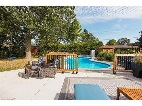 536 Forest Hill Drive E, Kingston, ON - Outdoor With In Ground Pool With Deck Patio Veranda With Backyard
