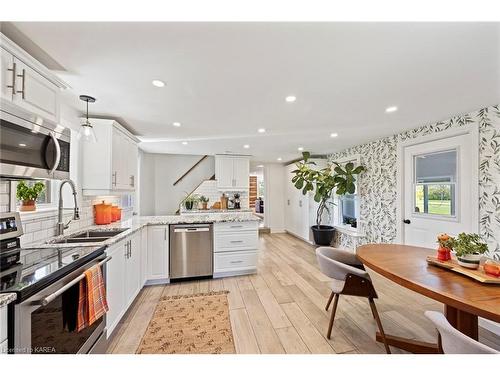 2232 Woodburn Road, Kingston, ON - Indoor Photo Showing Kitchen With Double Sink With Upgraded Kitchen