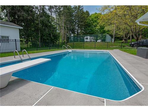 146 Twin Oaks Lane, Gananoque, ON - Outdoor With In Ground Pool With Backyard