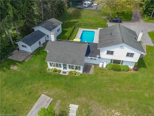 146 Twin Oaks Lane, Gananoque, ON - Outdoor With In Ground Pool