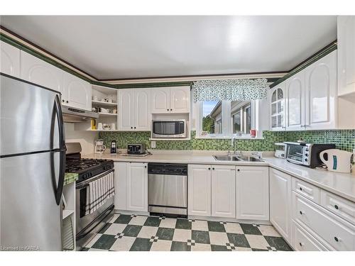 73 Main Street, Deseronto, ON - Indoor Photo Showing Kitchen With Double Sink