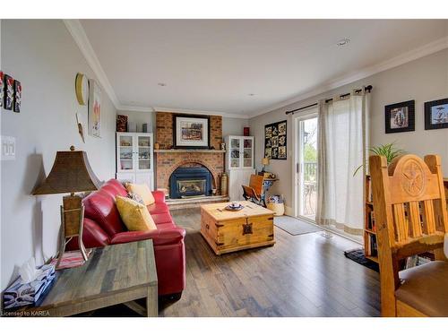 682 Summerfield Place, Kingston, ON - Indoor Photo Showing Living Room With Fireplace