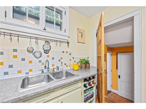 814 Johnson Street, Kingston, ON - Indoor Photo Showing Kitchen With Double Sink