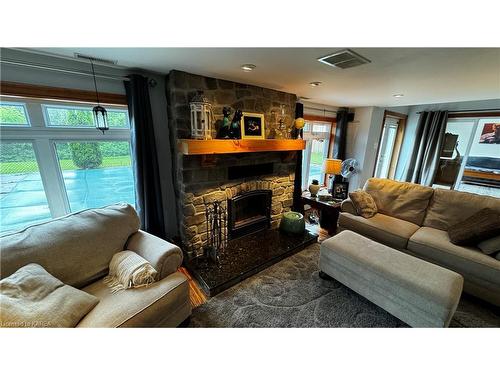 156 Denridge Road, Greater Napanee, ON - Indoor Photo Showing Living Room With Fireplace