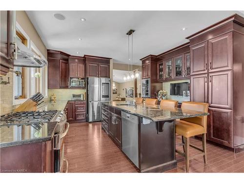 7955 Perth Road, South Frontenac, ON - Indoor Photo Showing Kitchen With Upgraded Kitchen