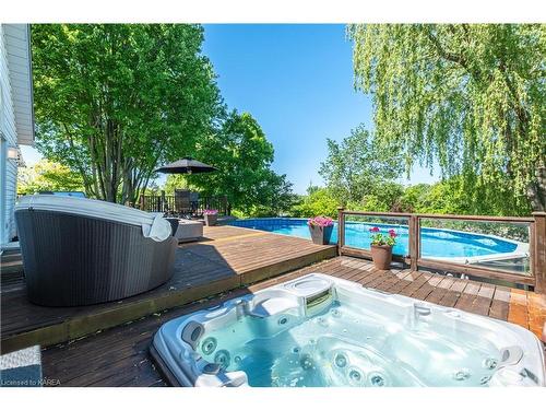 1039 Finch Street, Kingston, ON - Outdoor With Above Ground Pool With Backyard