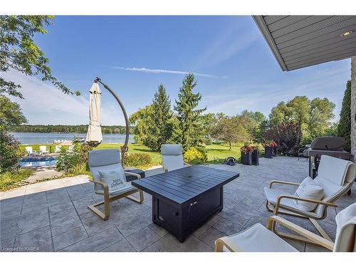44 Howe Island Drive, Kingston, ON - Outdoor With Body Of Water With Deck Patio Veranda
