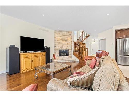 5008 Fox Run Place, Kingston, ON - Indoor Photo Showing Living Room With Fireplace