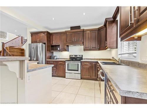 5008 Fox Run Place, Kingston, ON - Indoor Photo Showing Kitchen With Double Sink