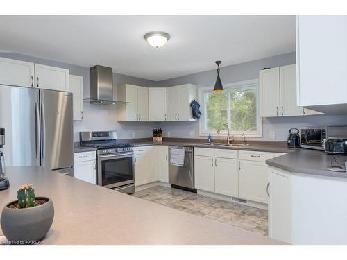 1660 Burbrook Road, Kingston, ON - Indoor Photo Showing Kitchen With Double Sink