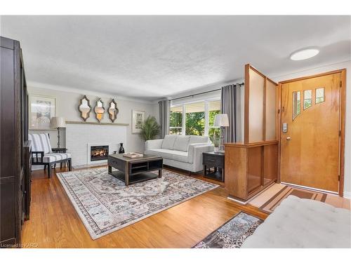 47 Mackenzie Crescent, Kingston, ON - Indoor Photo Showing Living Room With Fireplace