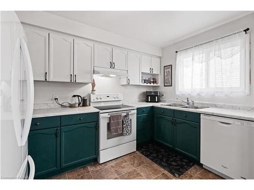 23 Douglas Avenue, Kingston, ON - Indoor Photo Showing Kitchen With Double Sink