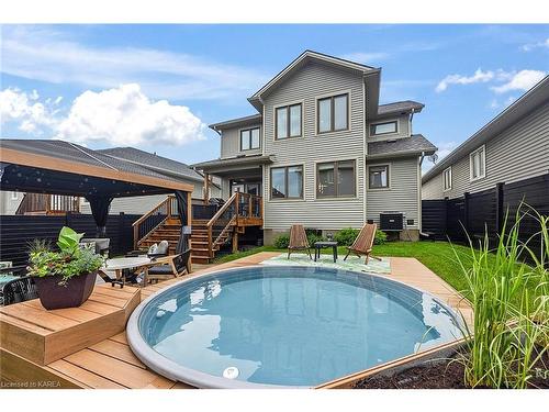 1511 Clover Street, Kingston, ON - Outdoor With Above Ground Pool With Deck Patio Veranda With Exterior