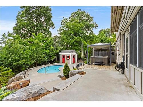 96 Kenwoods Circle, Kingston, ON - Outdoor With In Ground Pool