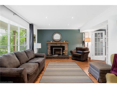 115 Fairway Hill Crescent, Kingston, ON - Indoor Photo Showing Living Room With Fireplace