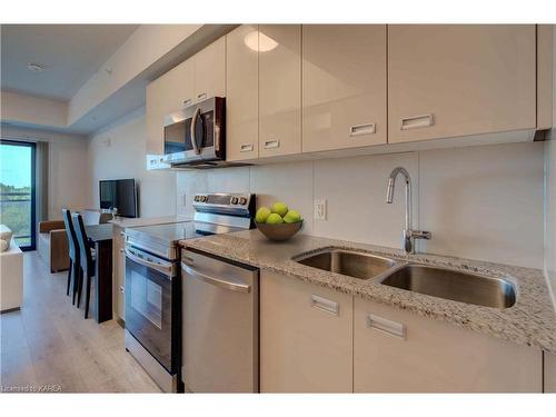 610-652 Princess Street, Kingston, ON - Indoor Photo Showing Kitchen With Double Sink