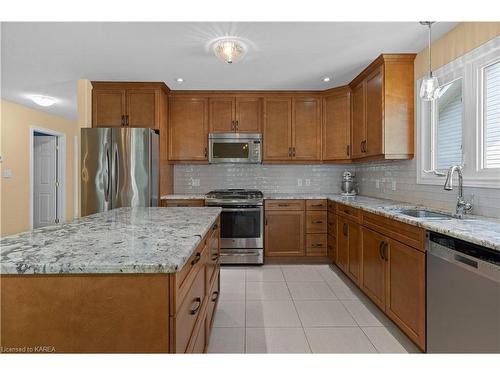 386 Morningside Drive, Kingston, ON - Indoor Photo Showing Kitchen With Upgraded Kitchen