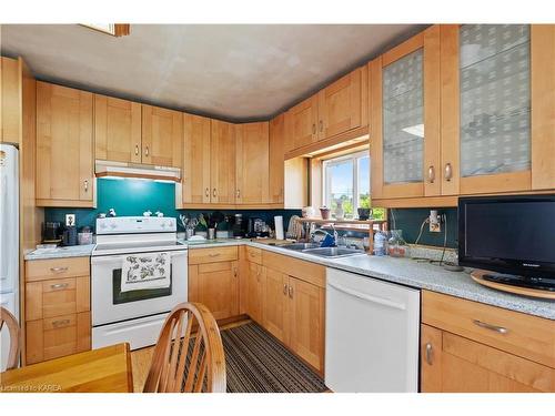 369 Macdonnell Street, Kingston, ON - Indoor Photo Showing Kitchen With Double Sink