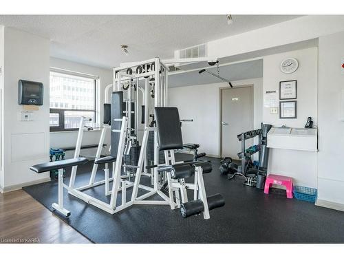 306-165 Ontario Street, Kingston, ON - Indoor Photo Showing Gym Room