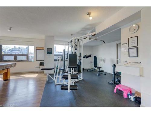 306-165 Ontario Street, Kingston, ON - Indoor Photo Showing Gym Room