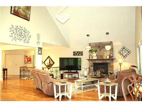 1453 Millenium Court, Kingston, ON - Indoor Photo Showing Living Room With Fireplace