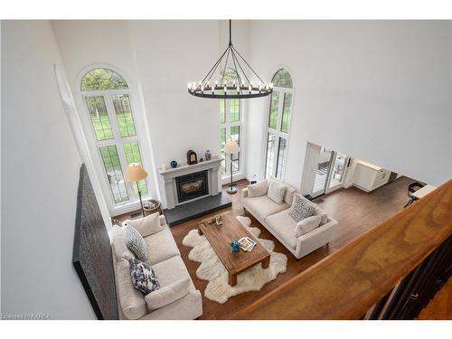 23 Milton Avenue, Kingston, ON - Indoor Photo Showing Living Room With Fireplace