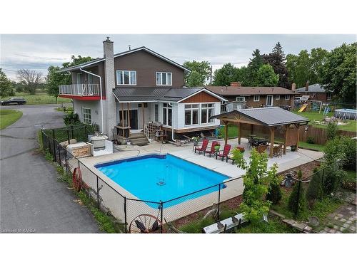 2503 Perth Road, Kingston, ON - Outdoor With In Ground Pool With Deck Patio Veranda