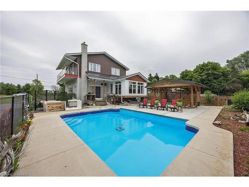 2503 Perth Road, Kingston, ON - Outdoor With In Ground Pool With Deck Patio Veranda With Backyard