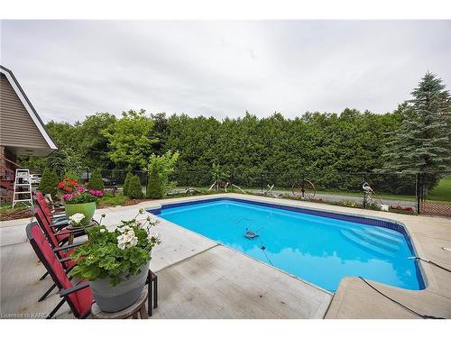 2503 Perth Road, Kingston, ON - Outdoor With In Ground Pool With Backyard
