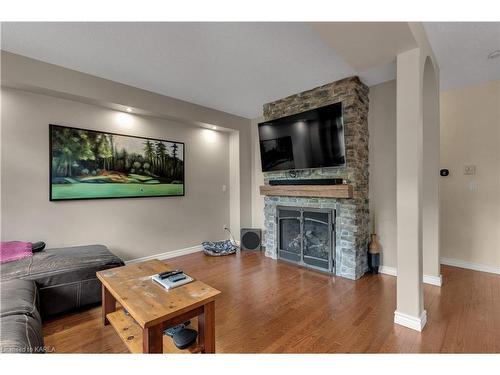 500 Weston Crescent, Kingston, ON - Indoor Photo Showing Living Room With Fireplace
