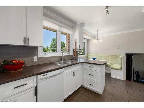 671 Sussex Boulevard, Kingston, ON - Indoor Photo Showing Kitchen With Double Sink