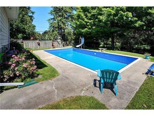 370 Renda Street, Kingston, ON - Outdoor With In Ground Pool With Backyard