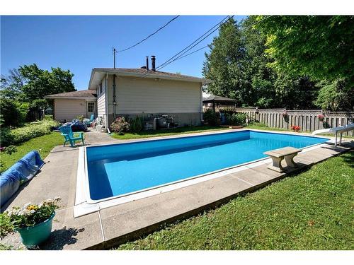 370 Renda Street, Kingston, ON - Outdoor With In Ground Pool With Deck Patio Veranda With Backyard