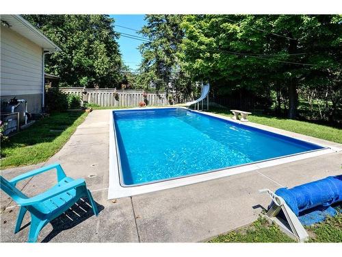 370 Renda Street, Kingston, ON - Outdoor With In Ground Pool With Backyard