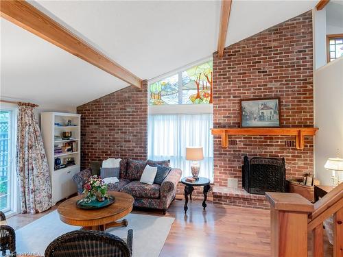 196 Country Club Drive, Kingston, ON - Indoor Photo Showing Living Room With Fireplace