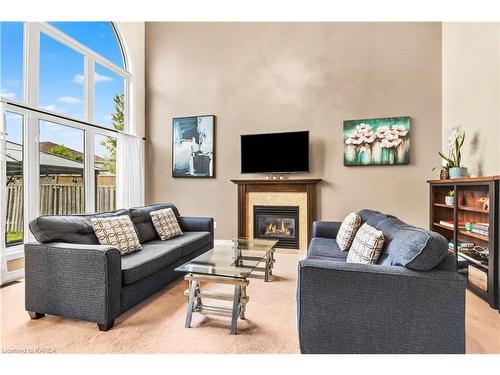 397 Cavendish Crescent, Kingston, ON - Indoor Photo Showing Living Room With Fireplace