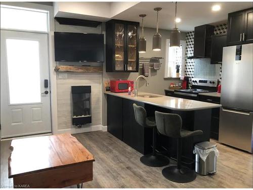 45 Chestnut Street, Kingston, ON - Indoor Photo Showing Kitchen With Fireplace