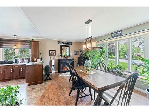 1780 Floyd Avenue, Kingston, ON - Indoor Photo Showing Dining Room With Fireplace