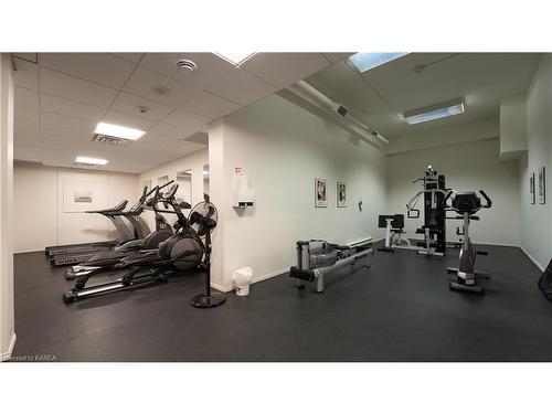 1407-185 Ontario Street, Kingston, ON - Indoor Photo Showing Gym Room